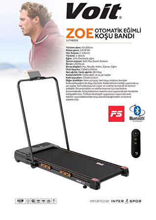 Vfit By Zoe Otomatik Eğimli Uzaktan Kumandalı Bluetooth Uygulamalı Tutma Kollu Katlanabilir