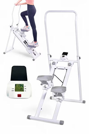 MAXFIT Climber Tırmanma Aleti Eğim Ayarlı Dijital Göstergeli Katlanabilir