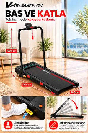 V-FIT BY VOIT FLOW KOŞU BANDI 