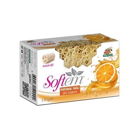 Softem Portakal Yağlı Lifli Sabun 130 Gr