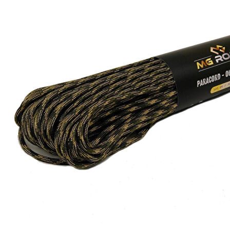 Polyester Paracord İp 4 mm Kamuflaj Desen 30 Metre