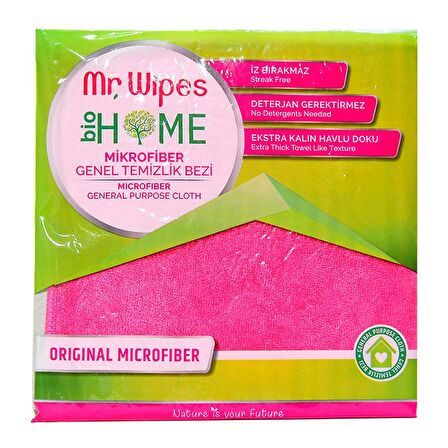 Mr. Wipes Microfiber Genel Temizlik Bezi 1 Ad