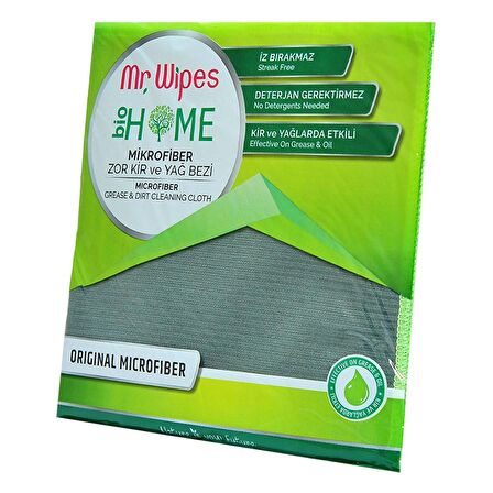 Mr. Wipes Microfiber Zor Kir ve Yağ Bezi 1 Ad