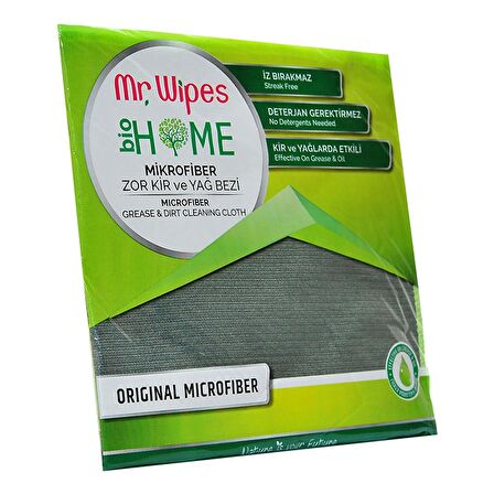 Mr. Wipes Microfiber Zor Kir ve Yağ Bezi 1 Ad