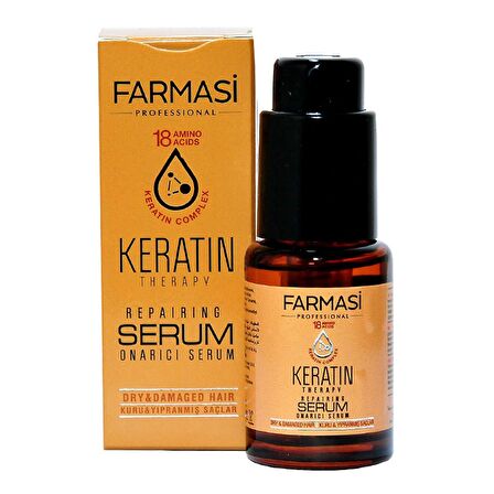 Keratin Terapi Onarıcı Saç Bakım Serumu 30 ML