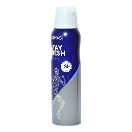 Farmasi Stay Fresh Aqua Antiperspirant Ter Önleyici Leke Yapmayan Erkek Sprey Deodorant 150 ml