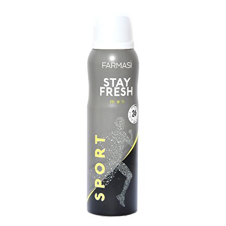 Farmasi Stay Fresh Sport Pudrasız Erkek Sprey Deodorant 150 ml