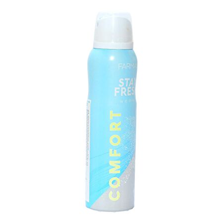 Farmasi Stay Fresh Comfort Antiperspirant Ter Önleyici Leke Yapmayan Kadın Sprey Deodorant 150 ml