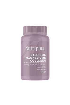 Nutrıplus Calcıum Magnesıum Plus Type Iı Collagen 30 Tablet