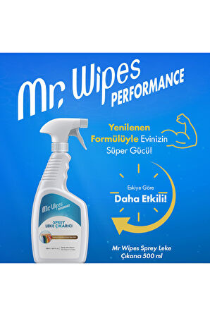 Mr. Wipes Performans Leke Çıkarıcı Sprey 500 ml