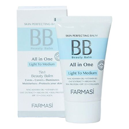 BB Yüz Kremi Açıktan Ortaya 50 ML