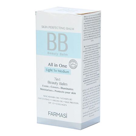 BB Yüz Kremi Açıktan Ortaya 50 ML