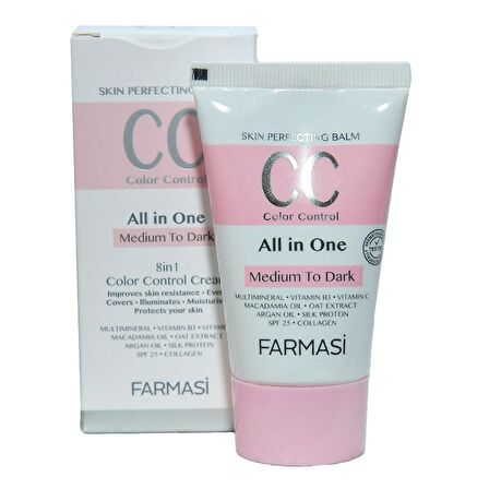 CC Yüz Kremi Ortadan Koyuya 50 ML