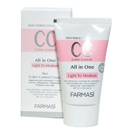 CC Yüz Kremi Açıktan Ortaya 50 ML