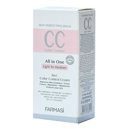 CC Yüz Kremi Açıktan Ortaya 50 ML