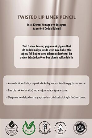 Farmasi Dudak Kalemi 05 Ash Brown Yeni Nesil Ürün