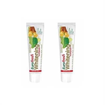 Farmasi Eurofresh Whitening Aloe Veralı Misvaklı Diş Macunu 2 x 112 G