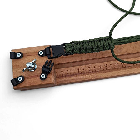 Paracord Bileklik Örme Tahtası 8 Metre ip ve 4 Klips Hediye