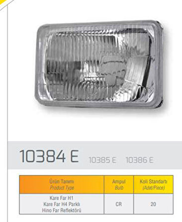 Mitsubıshı Ticarı Reflektor Hino Kamyon Mitsubıshı Canter - Farba 10386d