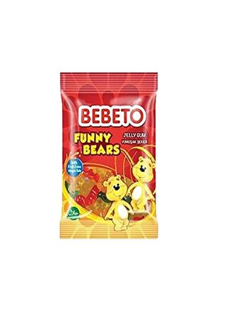 Bebeto Sevimli Ayıcık Şekerleme 80 gr x 72 (koli)