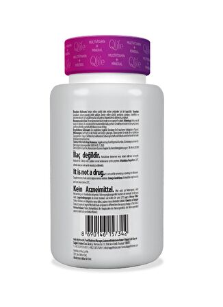 Qlife Multivitamin Mineral 30 Kapsül