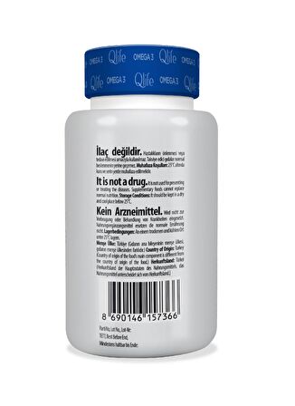 Qlife Omega 3 1200 Mg 60 Kapsül