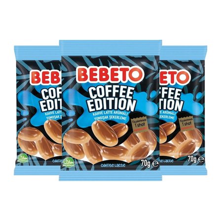 Bebeto Coffee Edition Latte Jelly 70 gr * 12 Adet