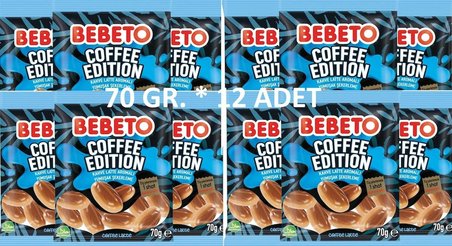 Bebeto Coffee Edition Latte Jelly 70 gr * 12 Adet