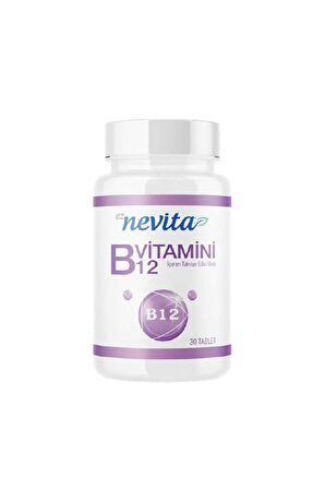 Eznevita B12 Vitamini İçeren Takviye Edici Gıda 30 Tablet 30 Günlük