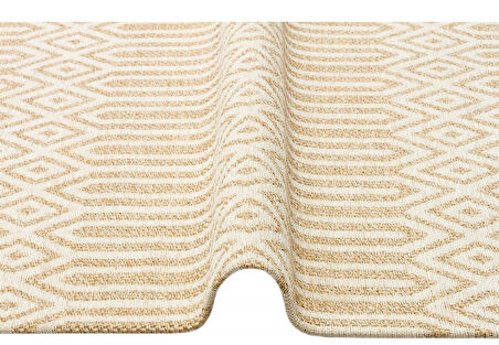 Eko Brooklyn Hasır Görünümlü Kaymaz Renkli Dokuma Modern Kilim BRK10