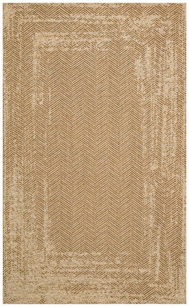 Eko Brooklyn Hasır Görünümlü Kaymaz Renkli Dokuma Modern Kilim BRK04