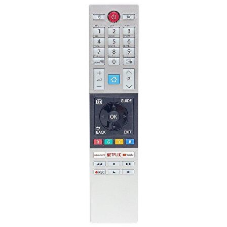 Toshiba CT-8528 Netflix-Youtube-Rakuten Tuşlu Led Tv Kumanda