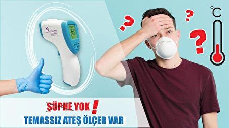 XS XS-IFT001A 5Cm-8Cm Mesafe Temassız Ateş Ölçer (32-42.2 Derece Arası)