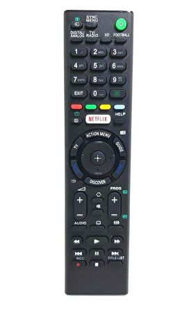 SONY Rmt-Tx100D NETFLIX 3D Smart LED TV Uyumlu Kumanda