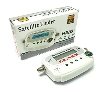 CLASS ACR120 Satfinder LCD Ekran Pusulalı Dijital Uydu Bulucu