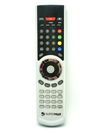 Supermax HD Uydu Alıcı Kumandası - Orjinal Logolu