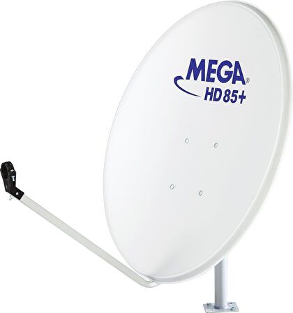 Mega 85cm Ofset Çanak Anten Galvaniz - Yerli Üretim