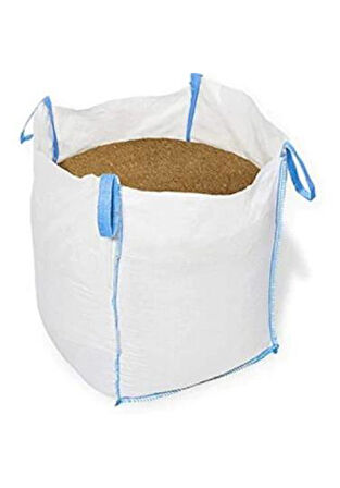 Büyük Boy 90x90x150 CM  Sanayi Tipi Big Bag Grit Solucan Çuval 1 Ton Kapasiteli Alt Kapalı Üst Açık