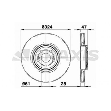 Renault On Fren Disk Aynası Havalı Espace IV 1.9dci / 2.0 / 2.0t / 2.2dci / 3.0dci / 3.5 V6 11 / 02> - Braxıs Ad0229