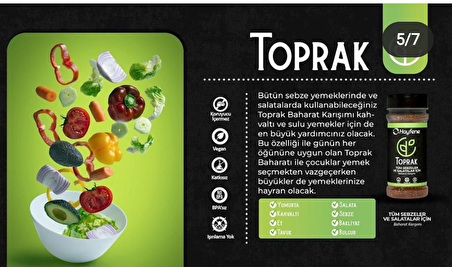 Hayfene Toprak Baharatı (Elementler) 100 g e