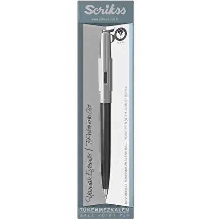 Scrikss Ball Point Siyah Tükenmez Kalem 77
