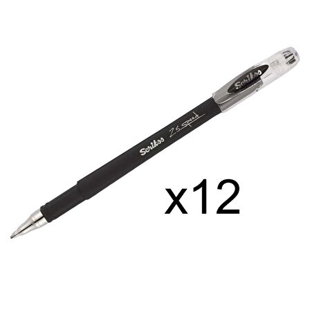 Scrikss Speed Gel Tükenmez Kalem 0.5 Siyah 12 Li