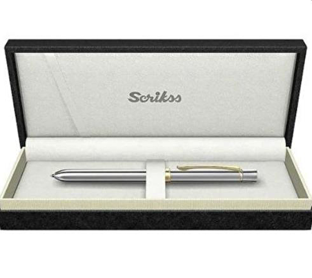 Scrikss Fonksiyonlu Kalem 93 Trio Gold-Chrome