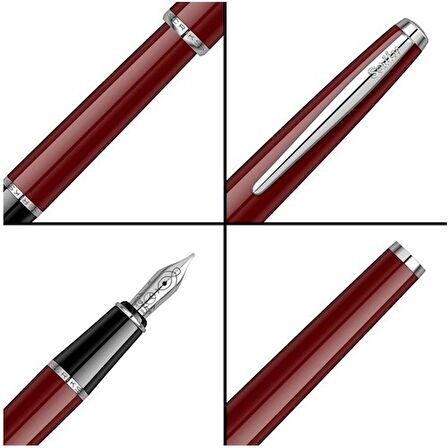 Scrikss Vintage 33 Dolmakalem Bordo Özel Kutu