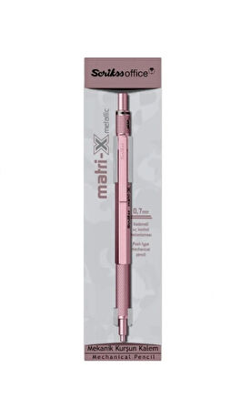 Scrikss Matri-X Versatil 0.7 mm Açık Pembe Şeffaf Ambalaj