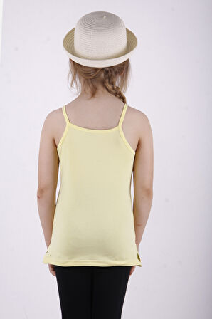 Toontoy Kız Çocuk Illusion Baskılı Şerit Aksesuarlı Atlet