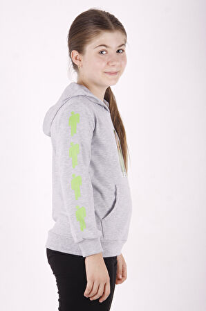 Toontoy Kız Çocuk Billie Eilish Baskılı Sweatshirt