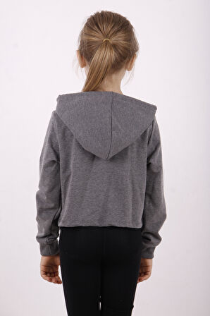 Toontoy Kız Çocuk Yazı Baskılı Sweatshirt