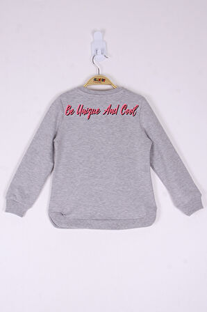 Toontoy Kız Çocuk Be Baskılı Sweatshirt 