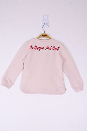 Toontoy Kız Çocuk Be Baskılı Sweatshirt 